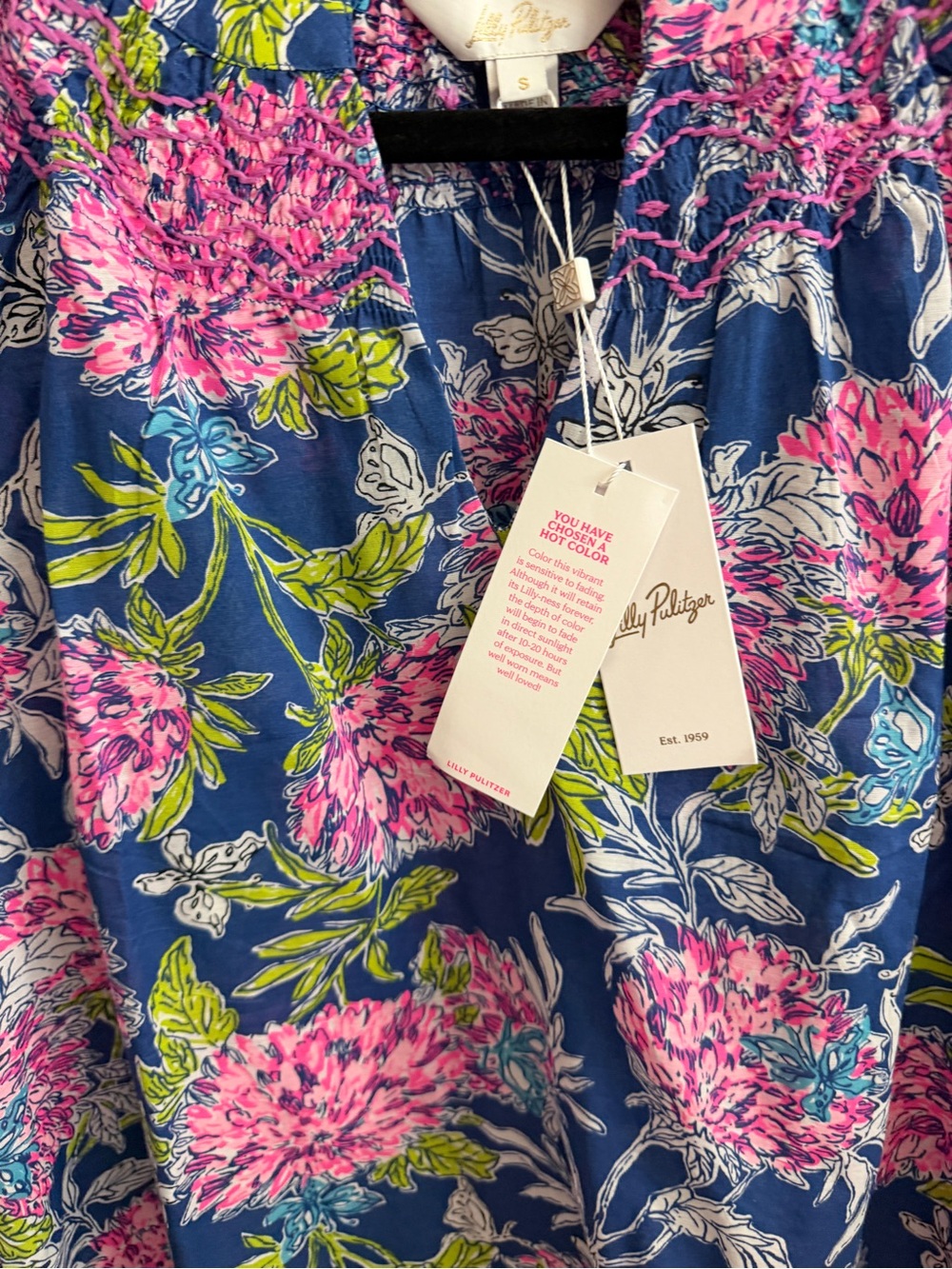 Lilly Pulitzer Lourdes Long Sleeve Top - Picture 6 of 6